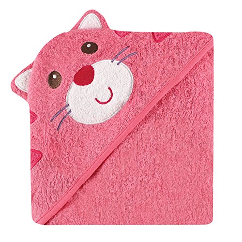 Image of Luvable Friends Animal Face Hooded Towel, Cat