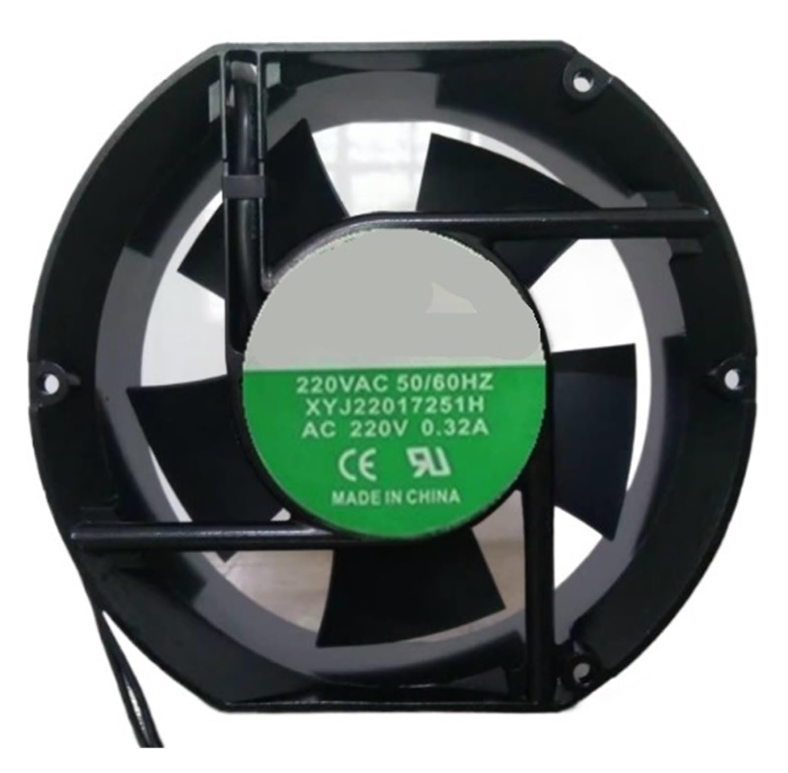 ZBWZXBDJ Fan XYJ22017251H AC 220V 0.32A 17cm 17251 2 wire
