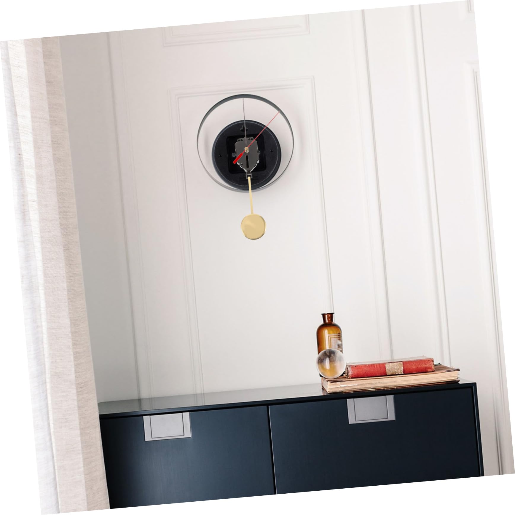 NUOBESTY 4 Ensembles D'horlogerie à Remplacer Mécanisme D'horloge à Quartz Mécanisme De De l'horloge Kit De Mécanisme De Pendule D'horloge Le Fer