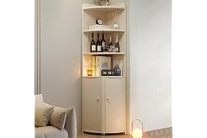 Curved Corner Storage Cabinet: Maximize Space with Style
