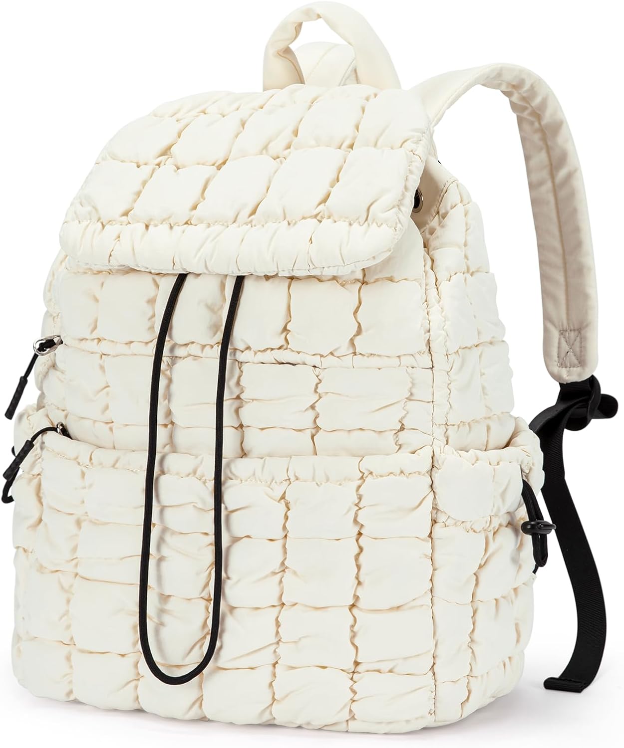 CLUCI Puffy Quilted Backpack Purse for Women, Casual Lightweight Daypack for Women Travel | Purse, Casual, Lightweight, Travel