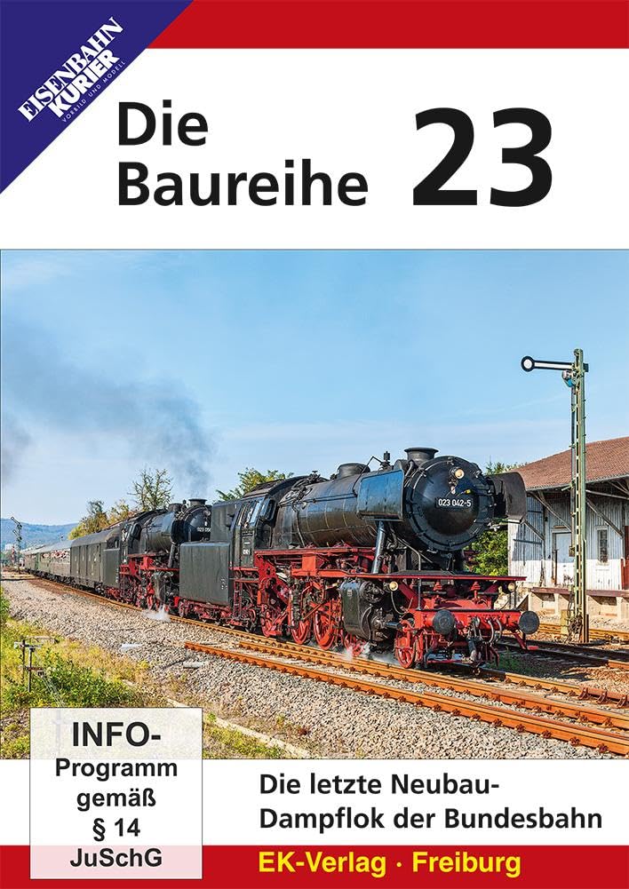 Die Baureihe 23 Alemania DVD para amantes de trenes clásicos