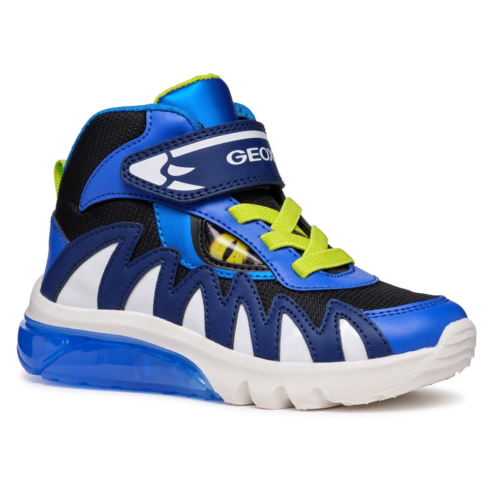 Geox Boys Blue Kids Boots Ciberdron Style - Kids Sneakers - 35 Eu - Kids