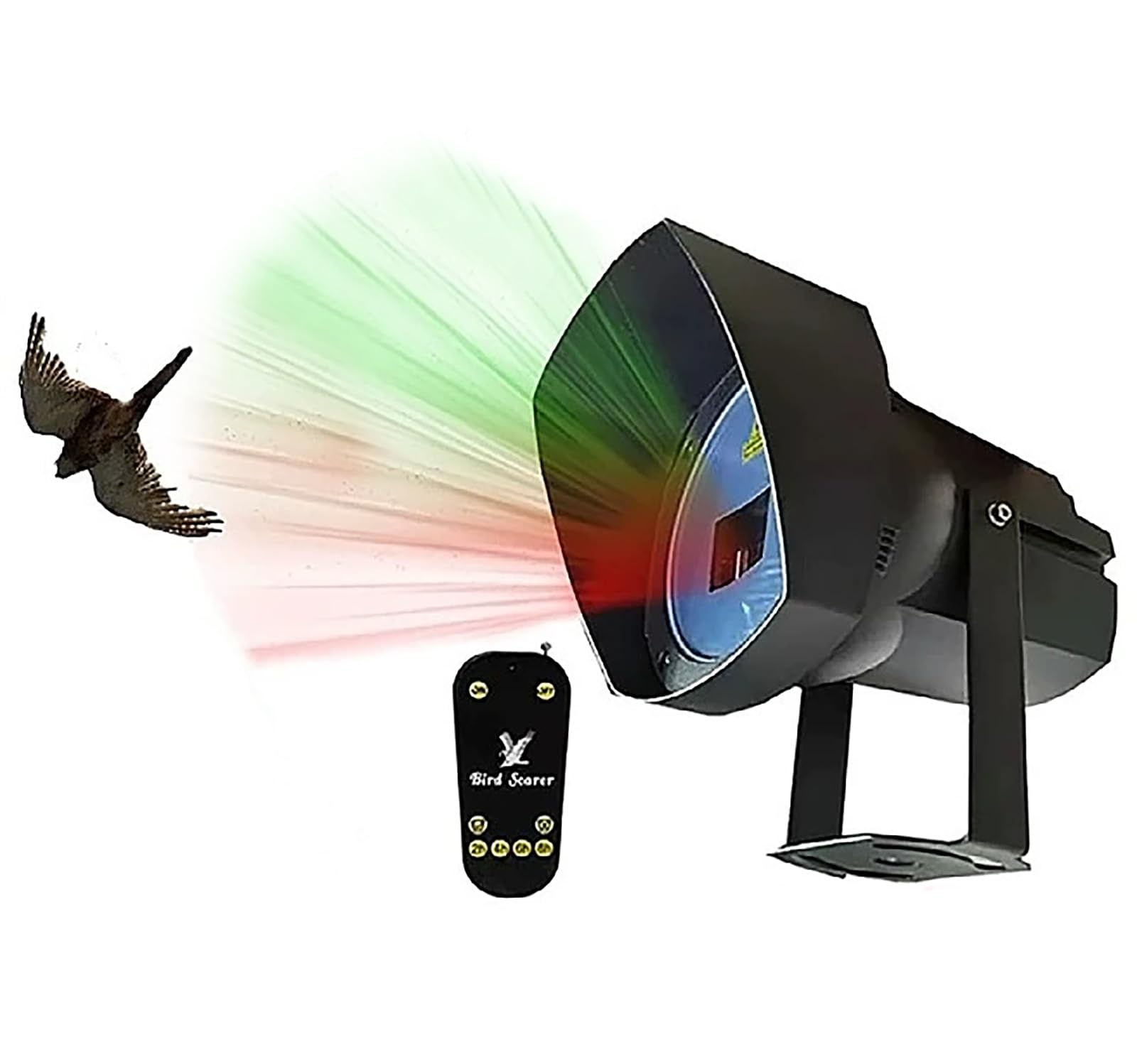 Repelente Láser Industrial para Aves, Ahuyentador De Aves Automático E Impermeable, Dispositivo Láser para Ahuyentar Pájaros En Aeropuertos, Ideal para Palomas, Estorninos Y Gorriones