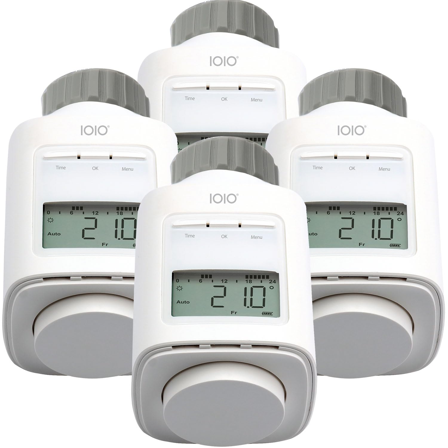 4 pezzi IOIO Termostato elettronico per riscaldamento HT 2000/22 del nuovo termostato programmabile – Radiatore con timer – Termostato per radiatore