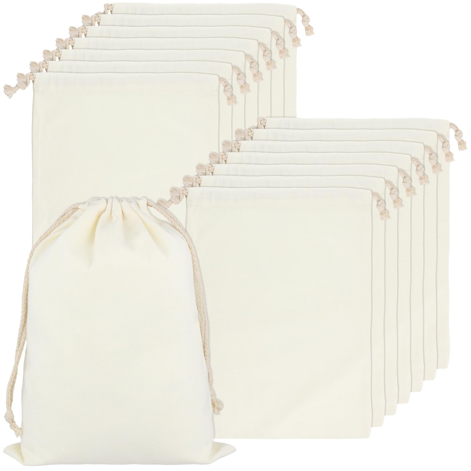 Bolsas de almacenamiento para zapatos JEUIHAU de lona lavable pack de 15 piezas de 30x40cm
