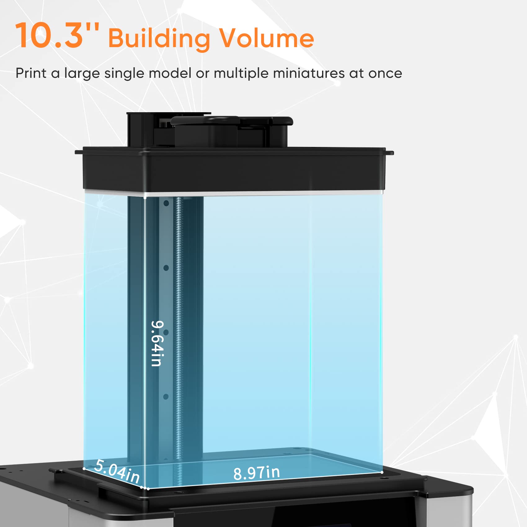 Uniformatin GKtwo Standard-Bauplatte mit 128 x 228 mm und Schnellwechsel-Design für GKtwo 3D-Drucker
