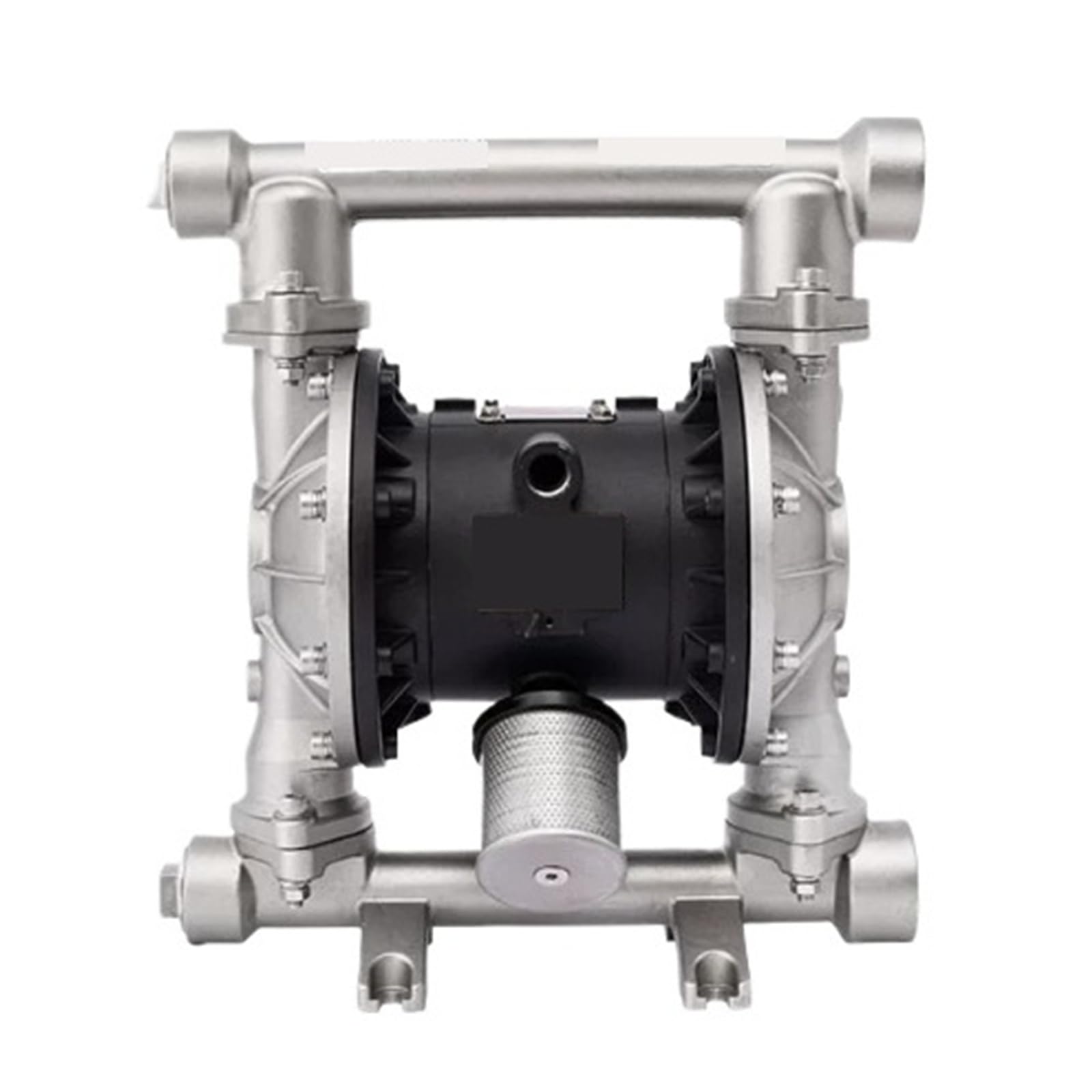 Pneumatic Diaphragm Pump QBY3-40PTFF316L Stainless Steel Flow Rate 151lpm Inlet/Outlet 1-1/2in