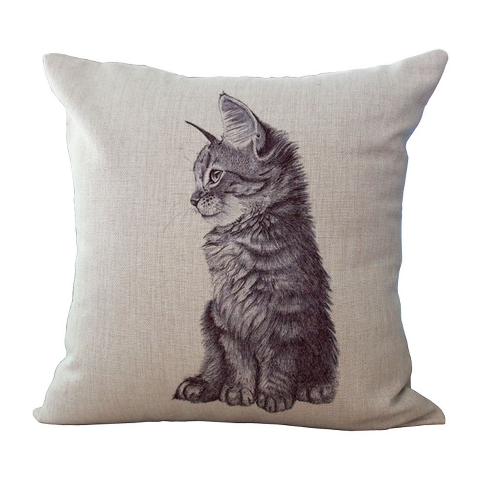Copricuscino in cotone con stampa - Beige/Dolce Far Niente - HOME | H&M IT