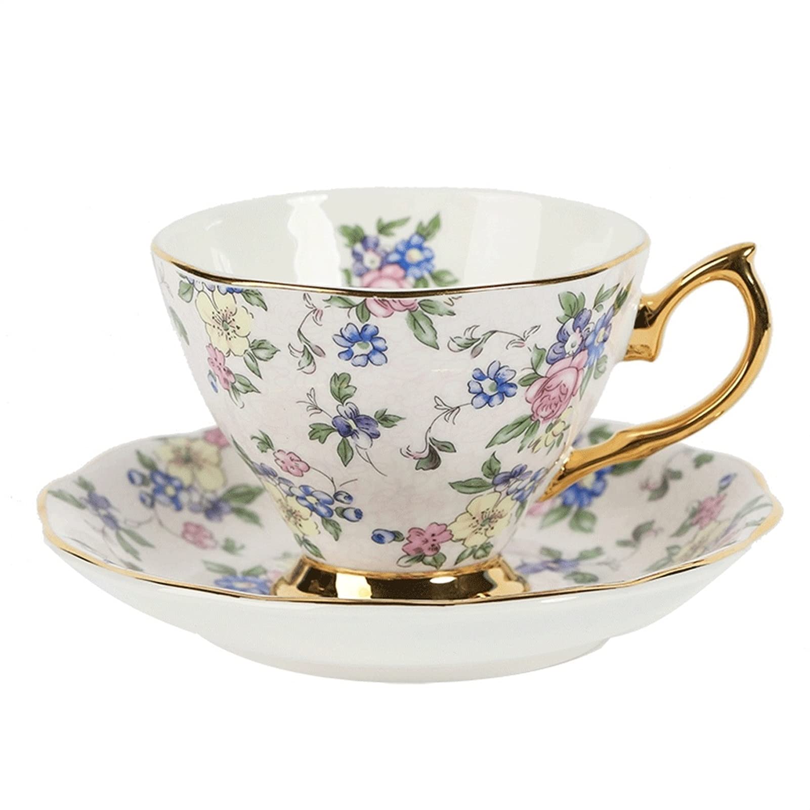 Tasse à thé à fleurs pour savourer un moment de détente au salon