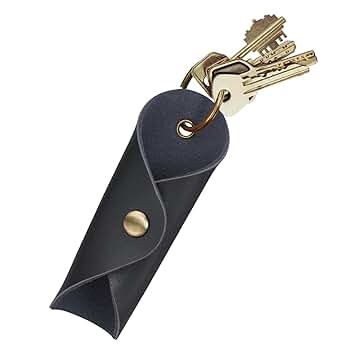 Amazon.com: KARENSKEYS Wrap Keychain (Black) : Clothing