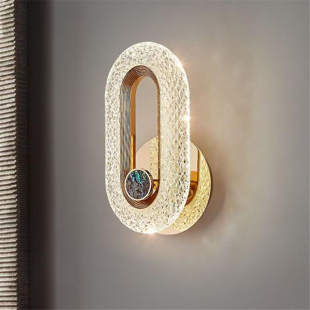 HYJAUSXB Wall Lamp - Modern Art Light for Living Room, Bedroom, Bedside, Staircase, Aisle and Corridor Luxury Design Home Hotel Decor