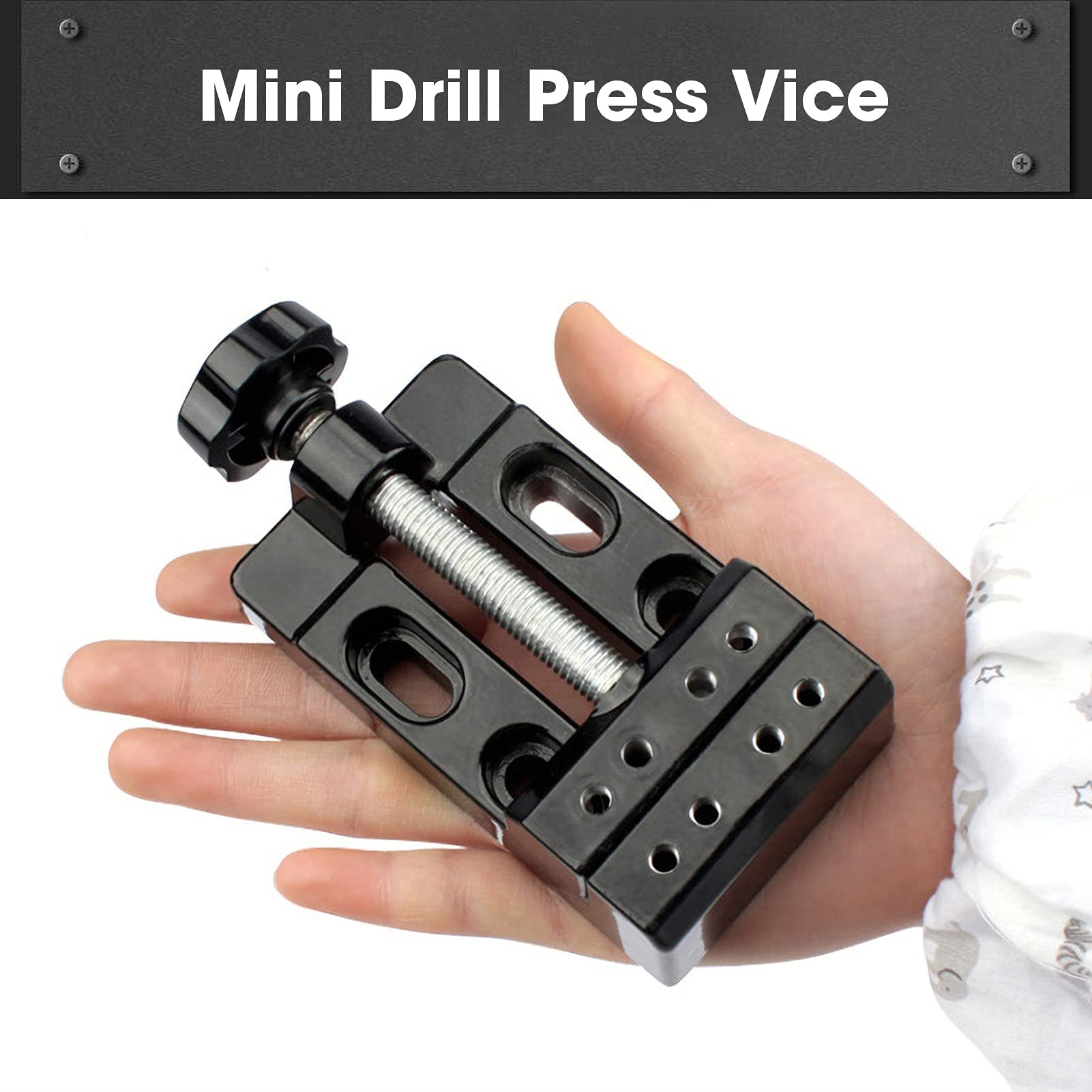 Mini Imadło, 57mm Mini Wiertarka Imadło Maszynowe do Majsterkowania Rzeźby w Drewnie Rzemiosło Rzeźbienie