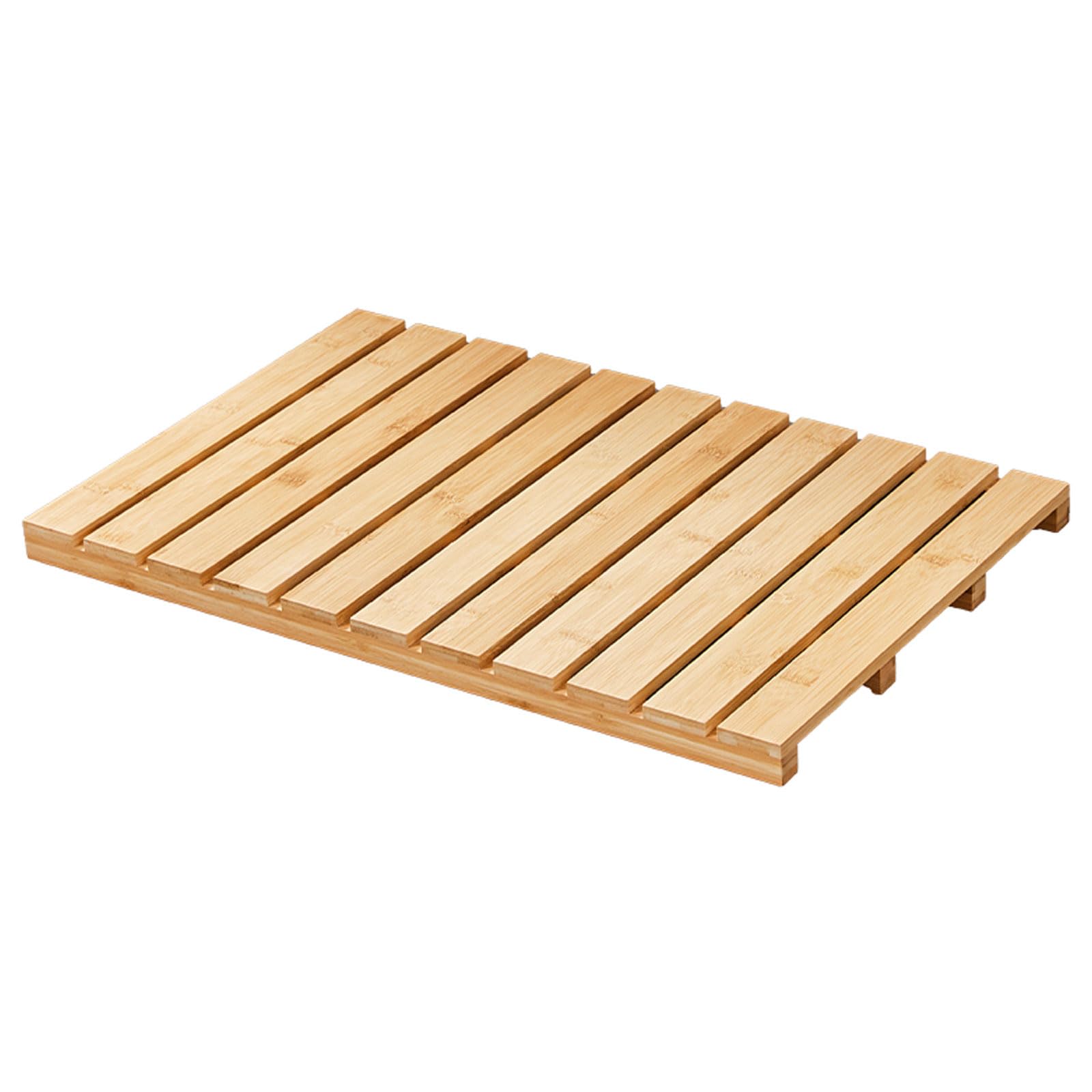 Tappetino da doccia in bambù, per interni ed esterni, tappetino da doccia per esterni, antiscivolo, vasche da bagno, spa, saune, ingressi, piscine, facile da pulire (colori primari)