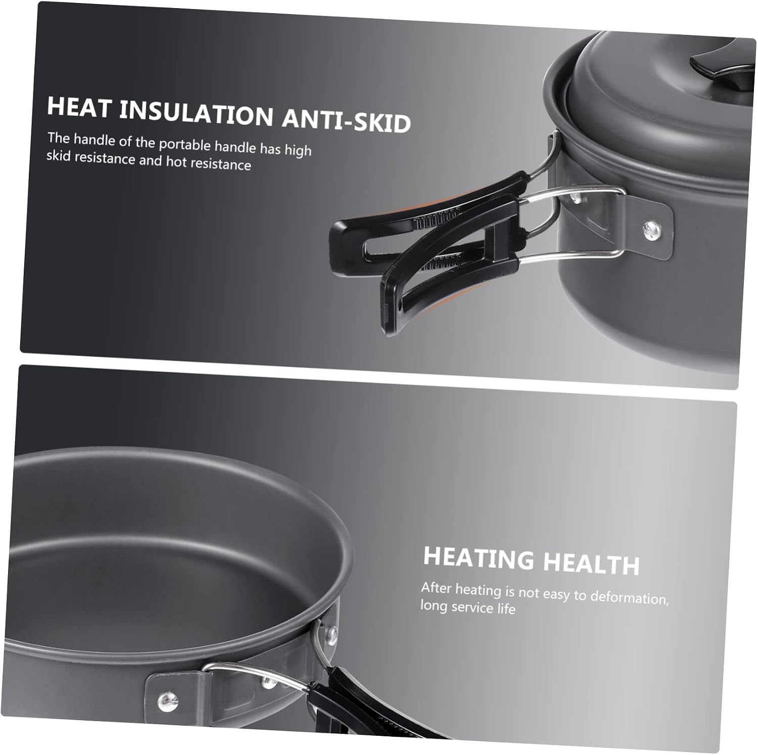 Lightweight Camping Pot Utensils Travel Cooking for Outdoor Backpacking