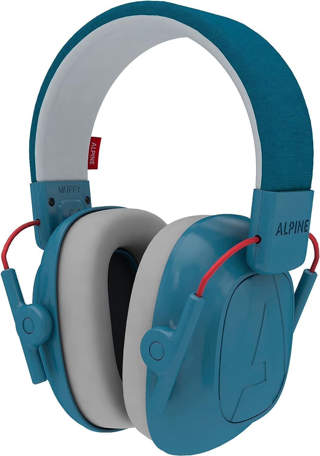 Alpine Muffy Kids Ear Defenders - Ear Muffs for Children Aged 5-16 - Premium Noise Cancelling Earmuffs Specially Designed for Kids - Comfortable Hearing Protection with an Adjustable Headband - Blue