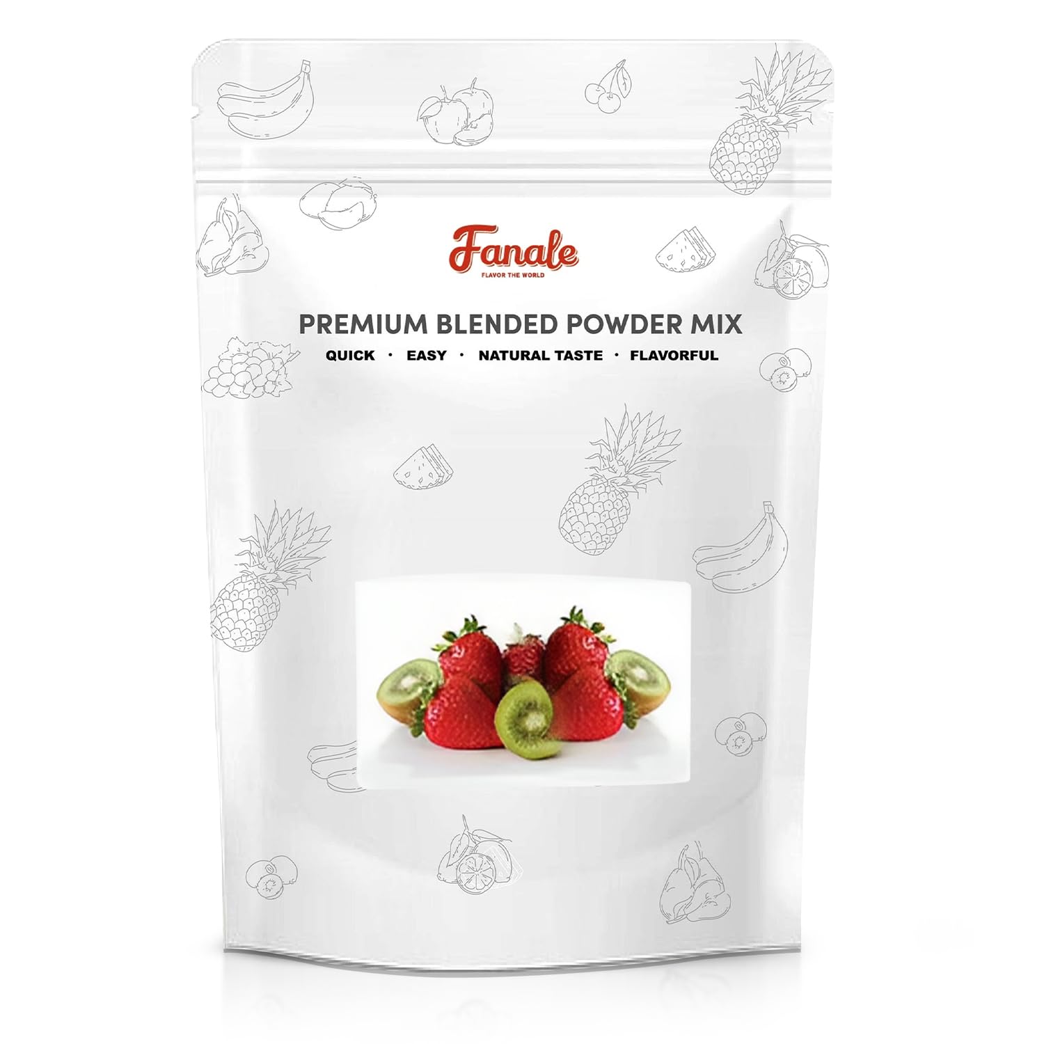 Fanale Premium Avocado Bubble Tea Flavoring Powder | Perfect for Baking, Smoothies, Desserts and Drinks | Instant Flavoring Powder for Boba Milk Tea - 2.2 Pounds (Pack of 1)