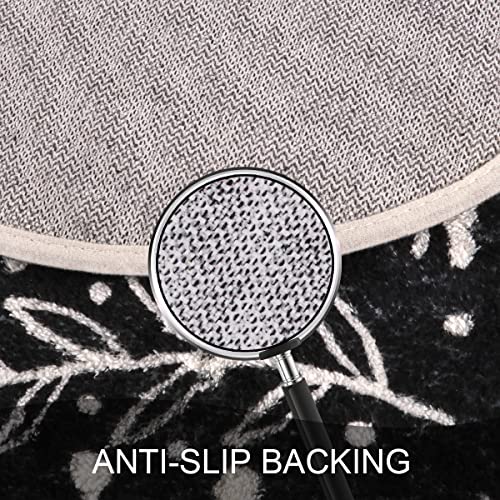 Livebox Kids Runner Rug 2'X4.3',Palmistry Washable Rugs For Kids Room, Black Evil Eye Non-Slip Children Play Carpet For Bedroom,Cute Ultra Soft Baby Nursery Rugs For Bathroom Playroom Dorm #TOP3