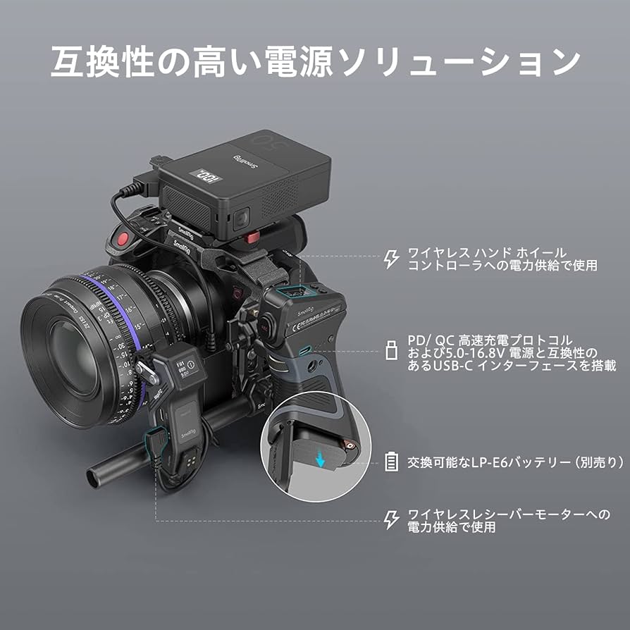 Amazon | SmallRig MagicFIZ ワイヤレス フォロー フォーカス ハンド