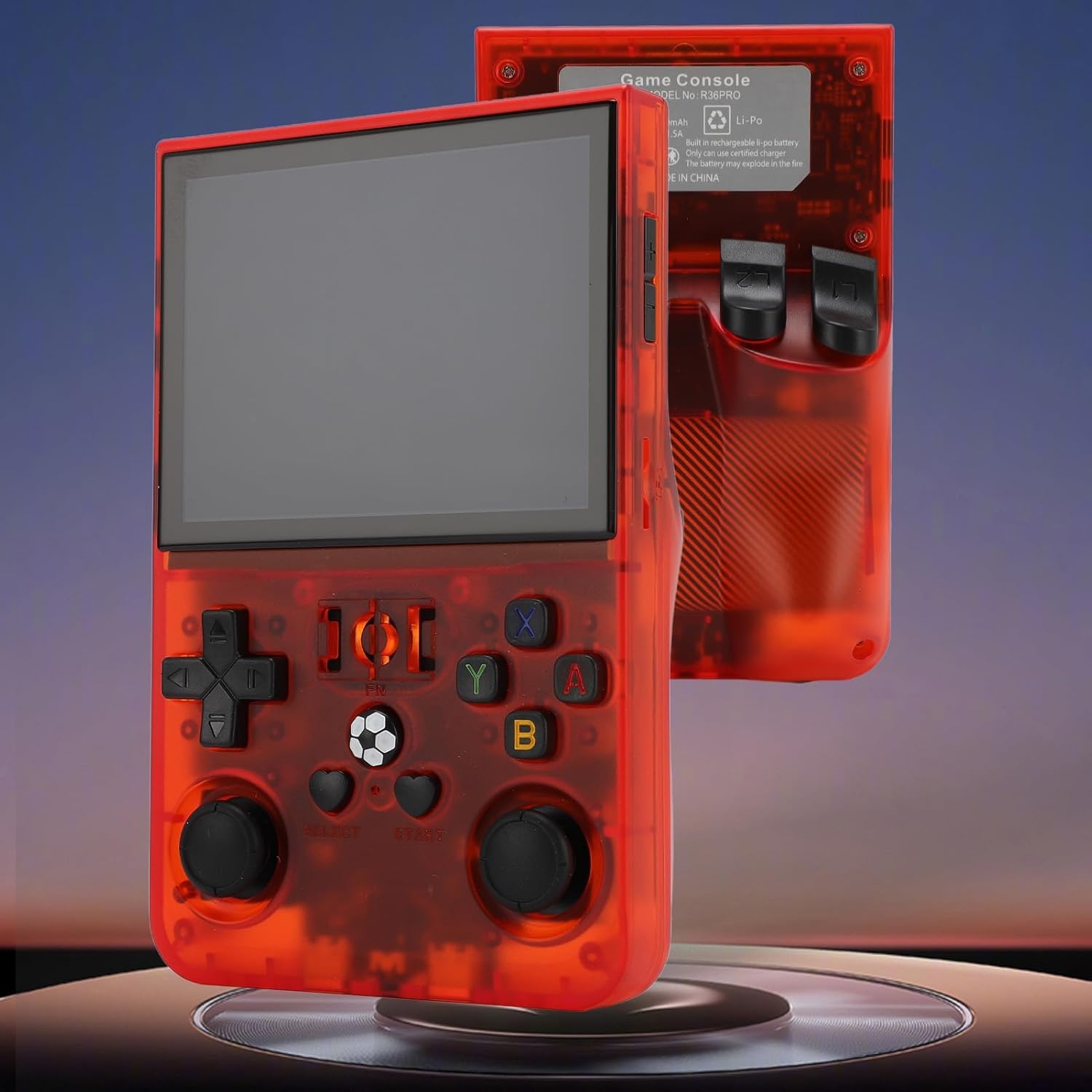 Portable Handheld Game Console with 3.5 Inch IPS Display, High-Performance Chip, 60+ Emulator Support, Battery Life Ideal for Kids and Retro Gaming (#11) Convenient design
