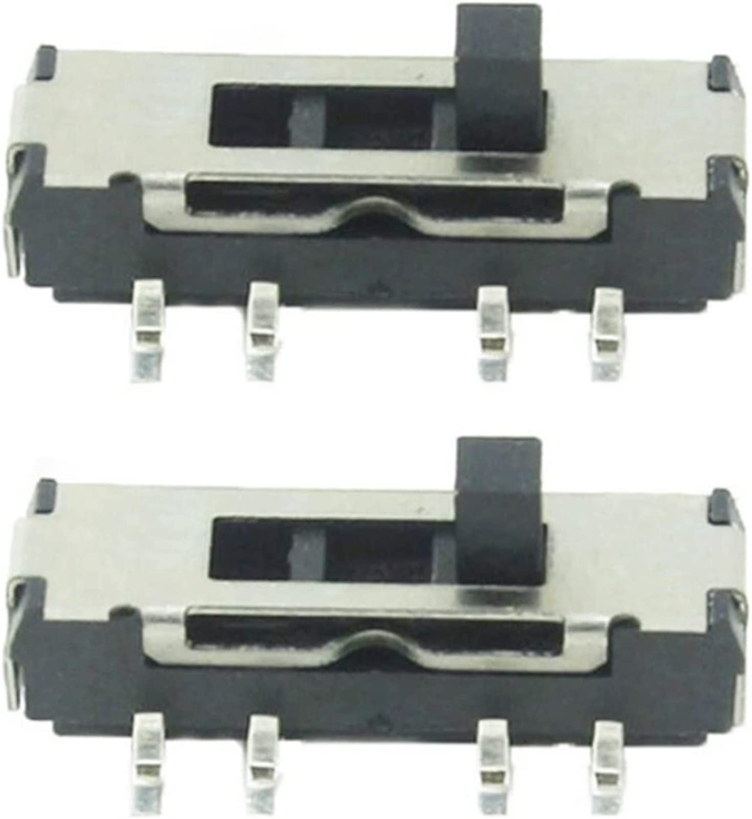 Interruttori a levetta 10 pz 8 Pin 8 Pin Mini Interruttore a Scorrimento 3 Posizioni Micro Interruttore a levetta Interruttore finecorsa Nero