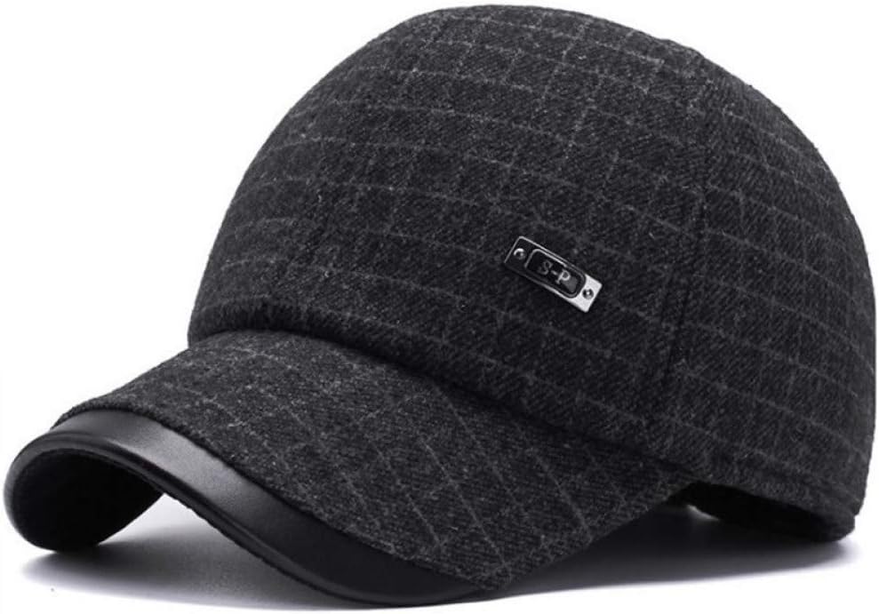 FXSYL Baseball cap Adjustable Size Winter Men'S Hat Thick Warm Baseball Caps For Men Women Earmuffs Hats Brands Snapback Cap