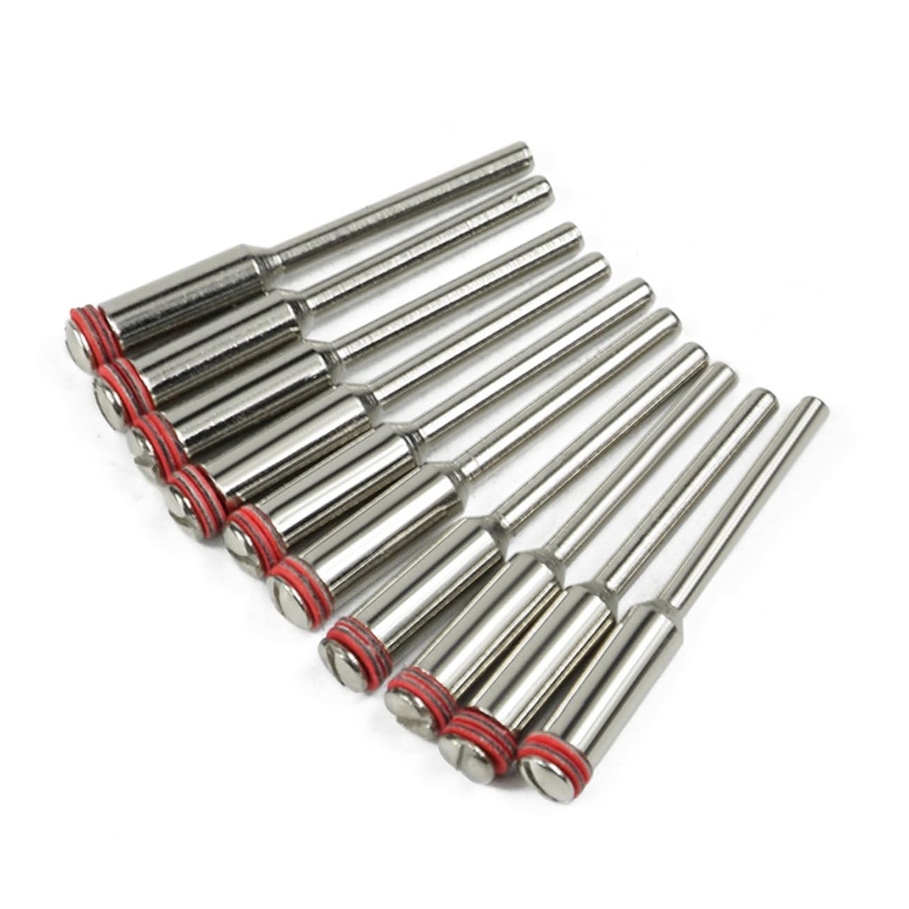 DOITOOL 30 pcs Rotary Accessories Electric Rod Mm Circular Woodwork Mini Tools Clamp Connecting Drill