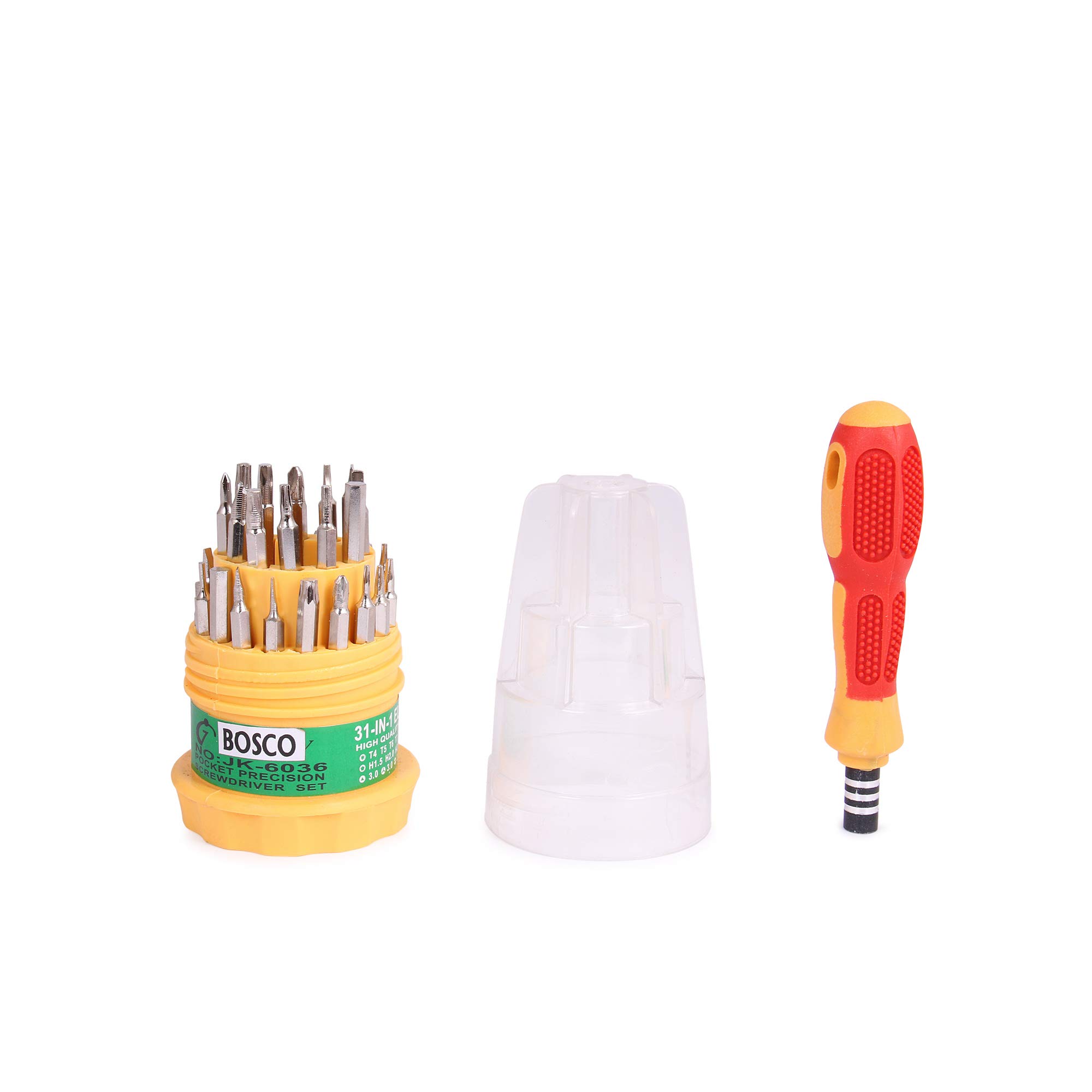 BOSCO ® Precision 31 in 1 Repairing Interchangeable Precise Screwdriver Tool Set Kit with Magnetic Holder for Home and Laptop (Multicolour) (B08WJ888GJ) Amazon Price History, Amazon Price Tracker