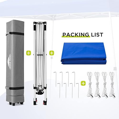 Miniatura 7 de EAGLE PEAK - Toldo plegable con patas inclinadas (13.0 x 11.0 ft), diseño de toldo al aire libre