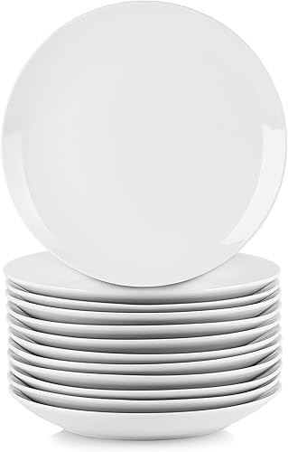 10 Strawberry Street 7.5" Catering Coupe - Plato para ensaladapostre (12 unidades), color blanco