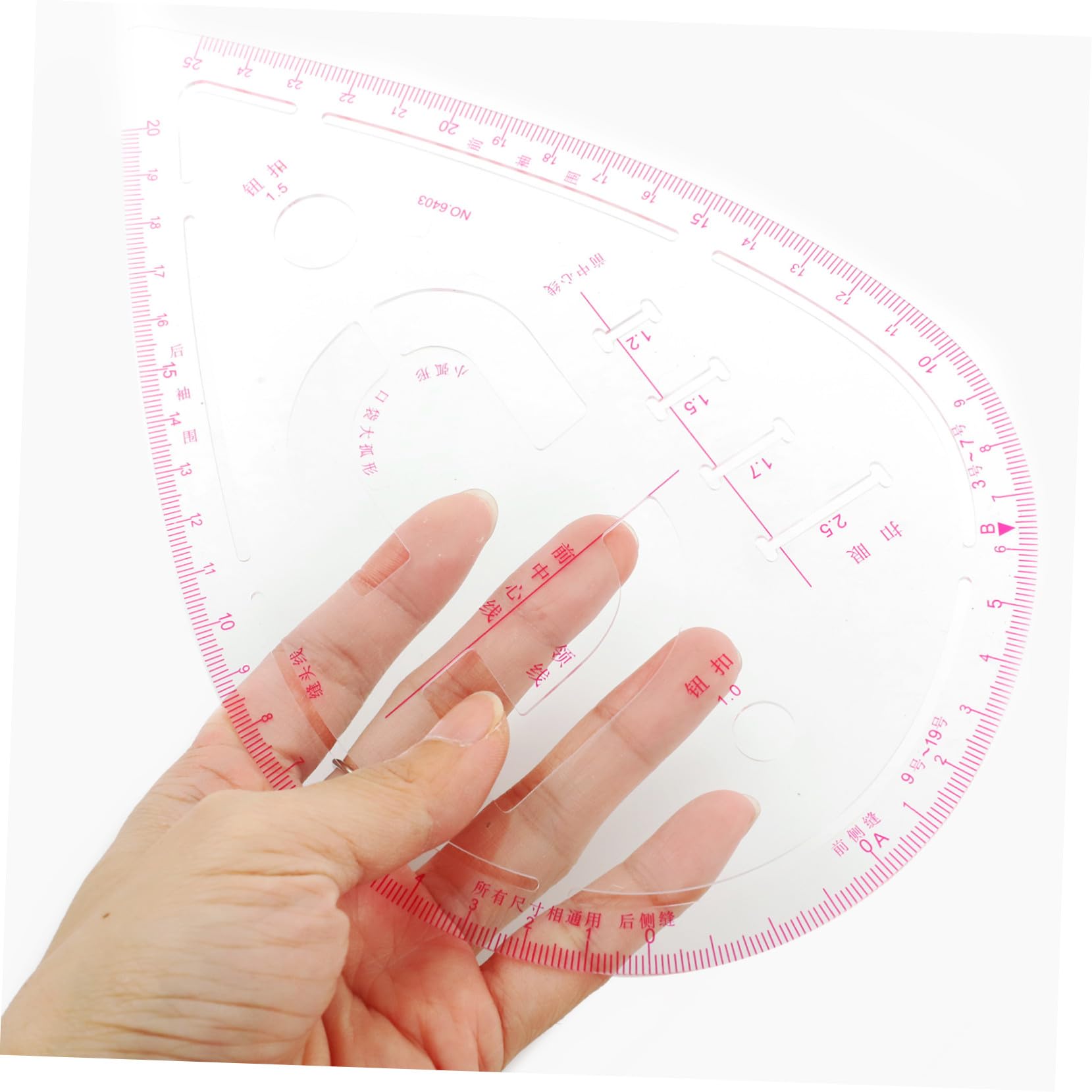 Sewroro 14 Stück Nählineal aus Pvc und Edelstahl Schnittmuster Lineale für Anfänger und Profi Näher Vielseitige Kurvenlineale für Präzises Nähen