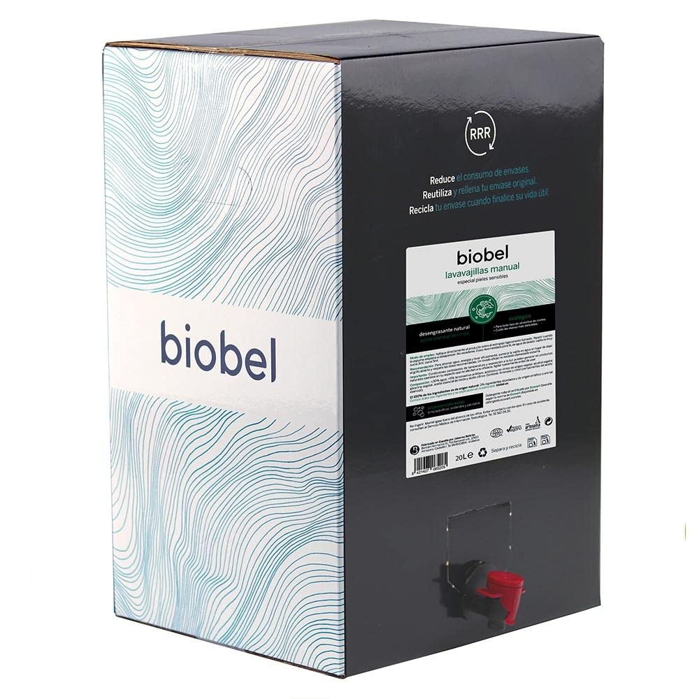 Biobel - Lavavajillas Manual - 100% Natural - 20 L