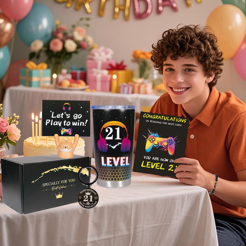 21st Birthday Gifts for Him, Cool 21 Year Old Gift for Son, Gamer Gifts for Teenage Boy, Christmas Gift for Male, Nephew, Boyfriend, Brother - Image 2