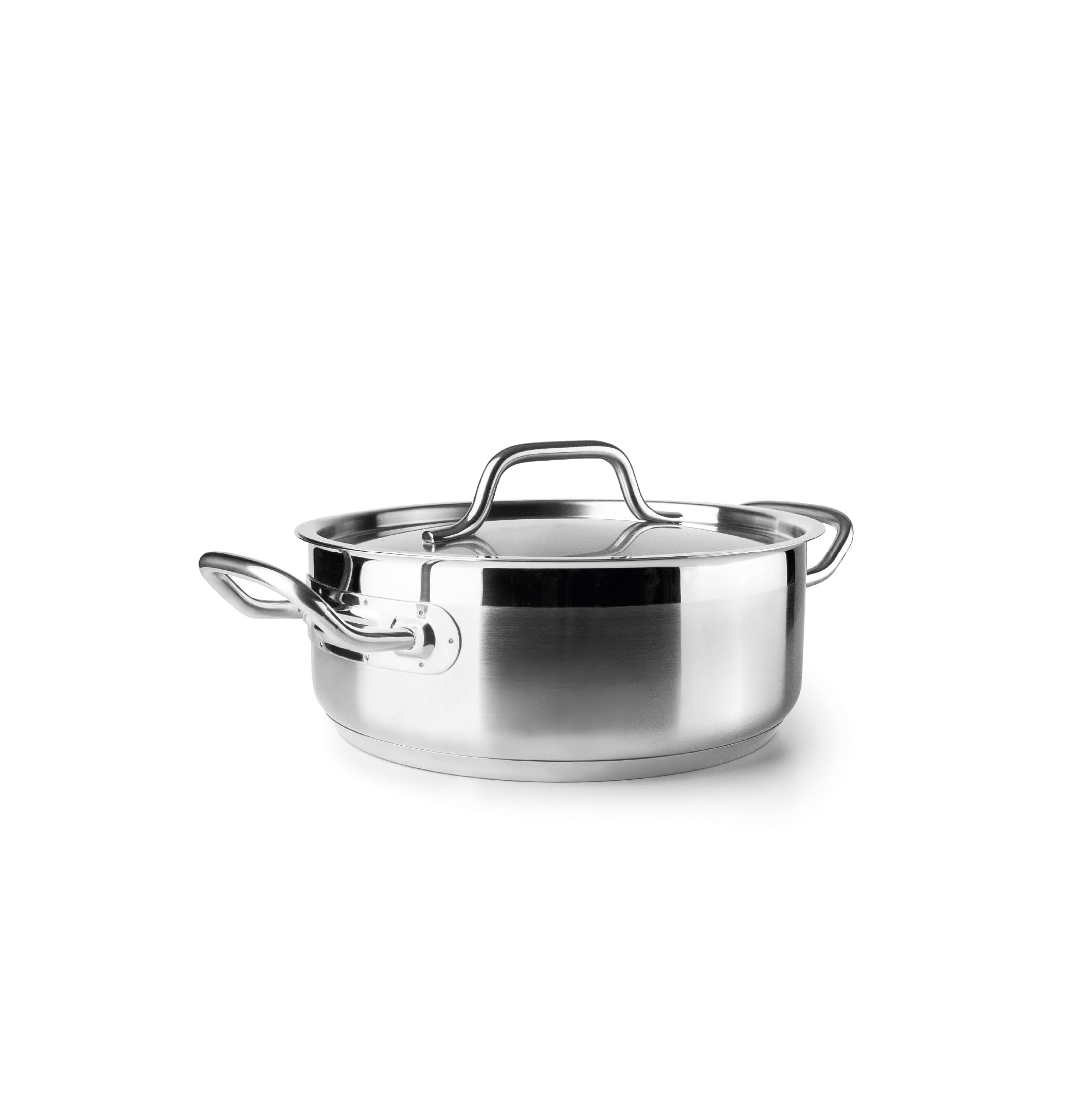 IBILI - Cacerola Con Tapa Inox Ebbe 20 Cm, Acero inoxidable 18/10, Apto para induccion
