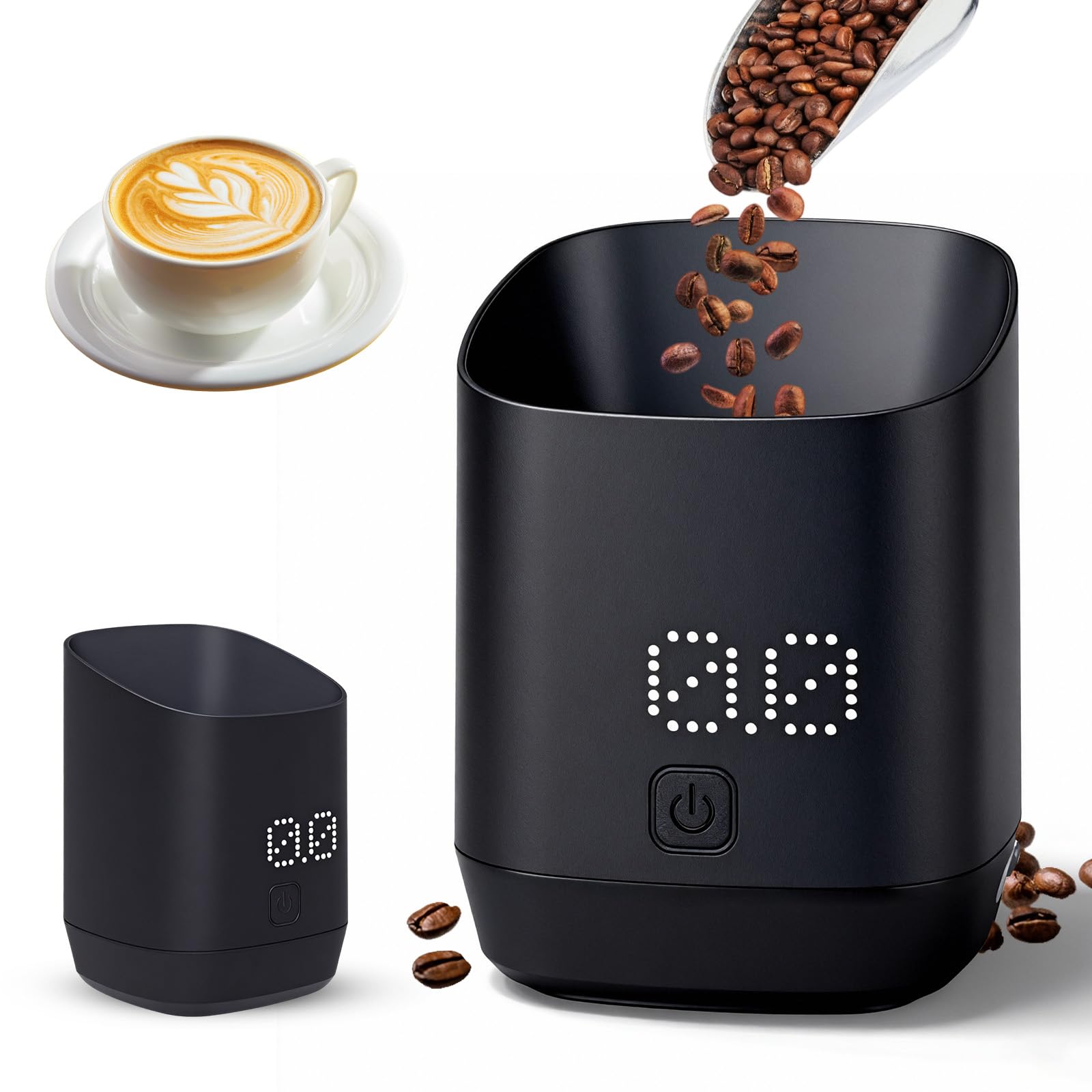 Digital Coffee Scale with LED Display Coffee Bean Weight Scale Digital Dosing Cup Weighing Dosing Espresso Accessories for Condiments Tea Coffee Beans-image-9
