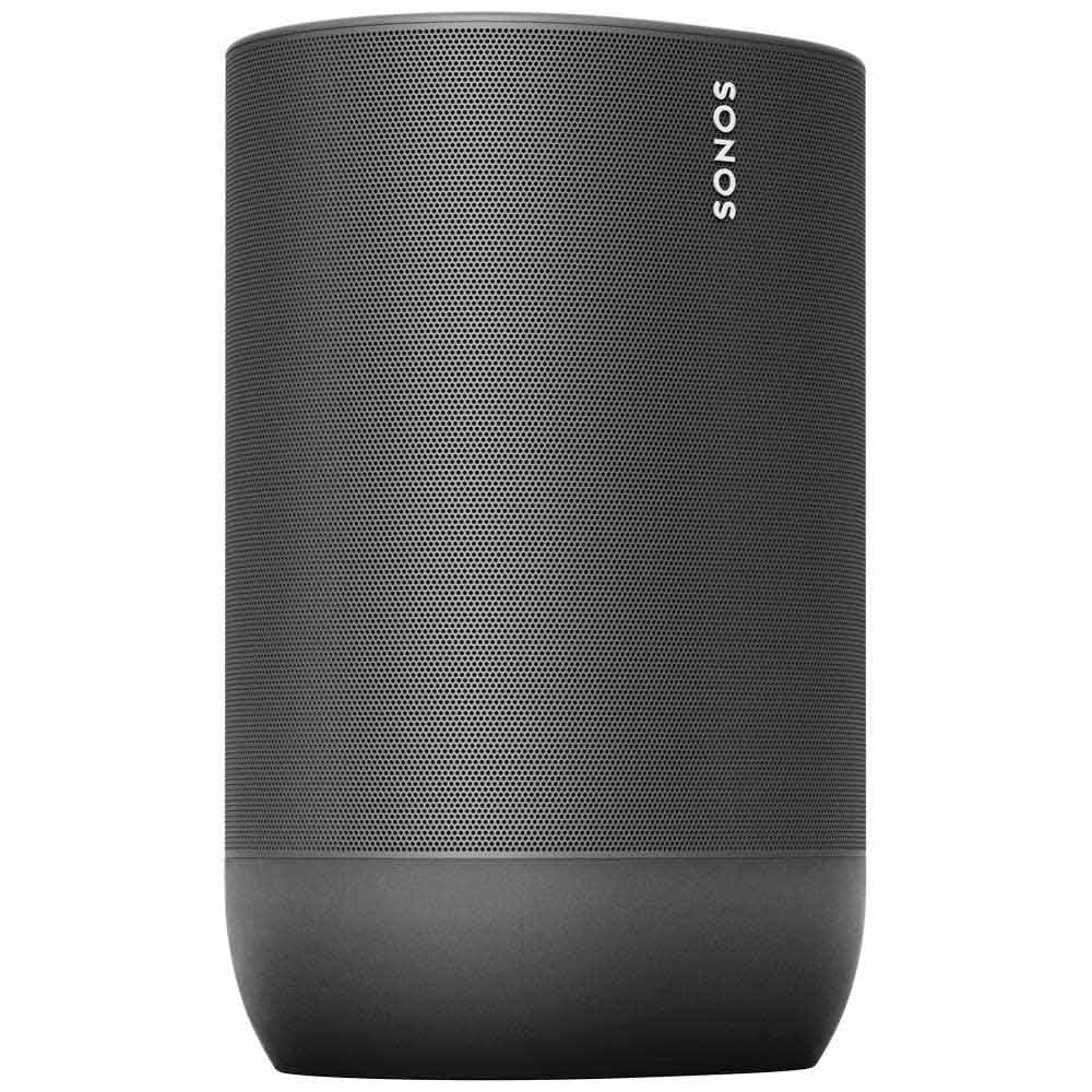 Sonos Move Smart Speaker (Wasserfester WLAN und Bluetooth Lautsprecher mit Alexa Sprachsteuerung, Google Assistant und AirPlay 2 – Kabellose Outdoor Musikbox mit Akku für Musikstreaming) schwarz