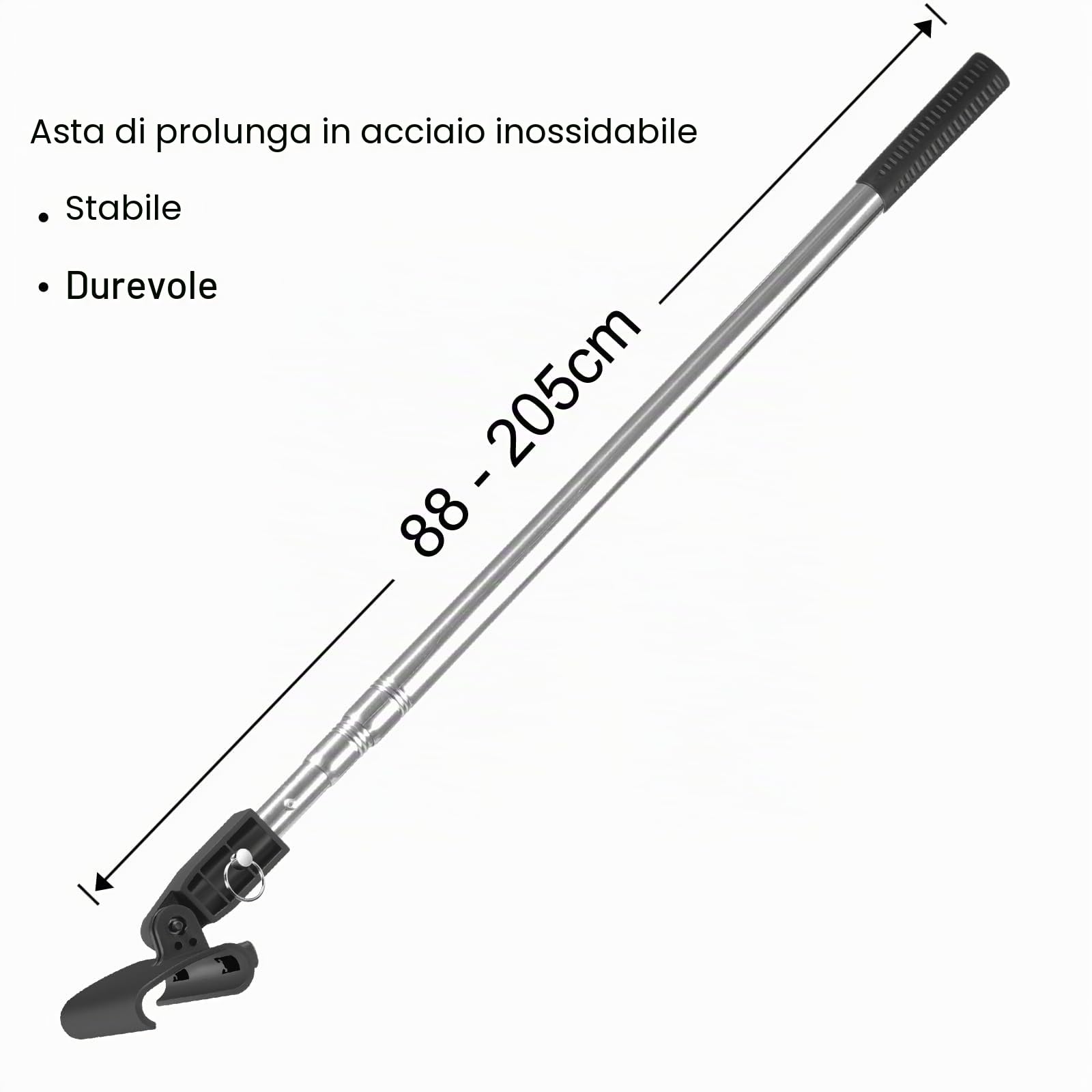 KEZERS set di spatole per superfici, 30cm 55cm e 80cm, spatola per facciate per una maggiore maneggevolezza e lama in acciaio inox intercambiabile da 0,3mm per spatolare senza spalla