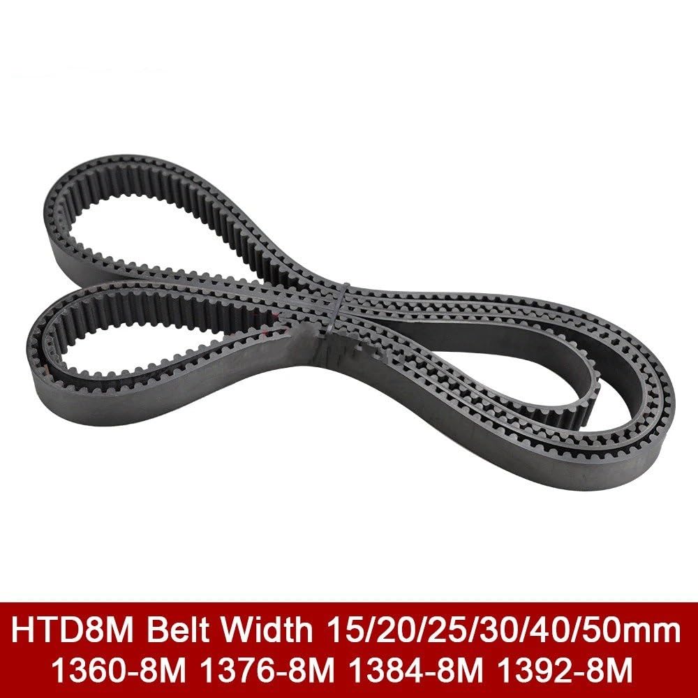Drive Belt Correa Síncrona HTD 8M Ancho 15/20/25/30/35/40/50Mm 1360 Dientes 170 Correas Distribución(2 piezas,50mm)