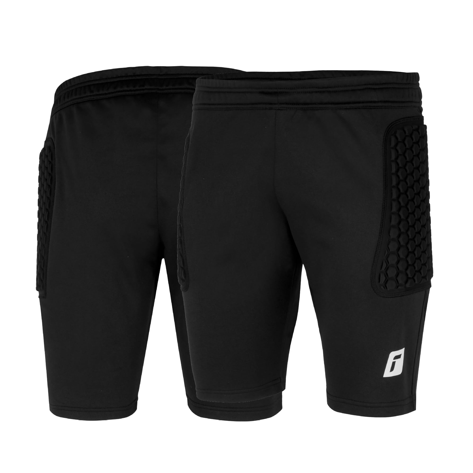 Reusch Short Advance Junior pour Gardien de But Contest II - Short de Gardien de But de Football rembourré pour Enfants - Short Hybride - Garçon