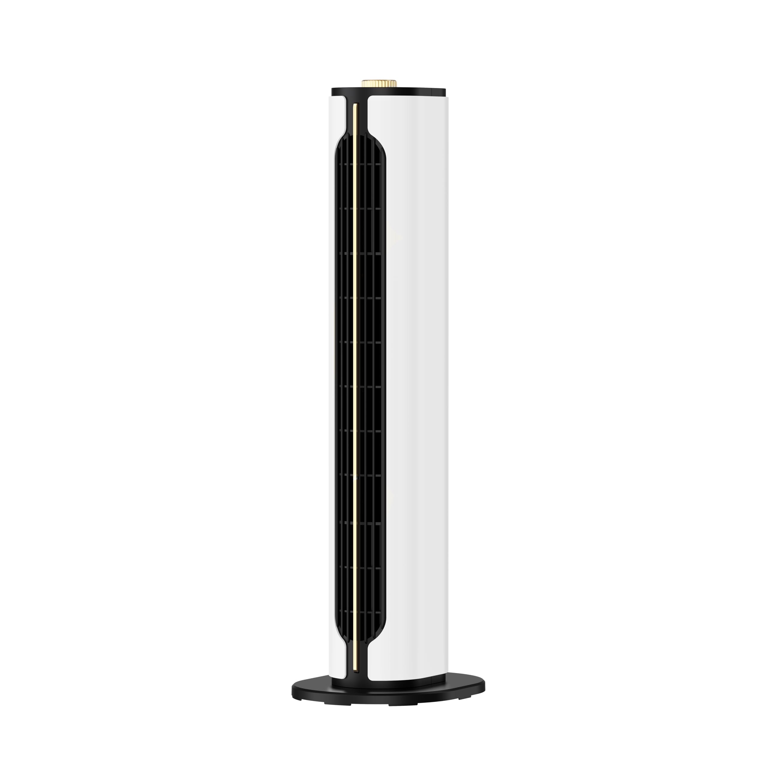 Termoventilador vertical cerámico 1500W | Calefactor eléctrico portátil con 2 potencias, 3 funciones, termostato regulable, oscilación y sistema antivuelco (Blanco)