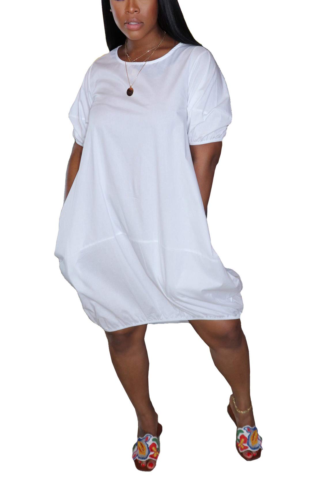 Baggy t shirt dress with pockets Clearance