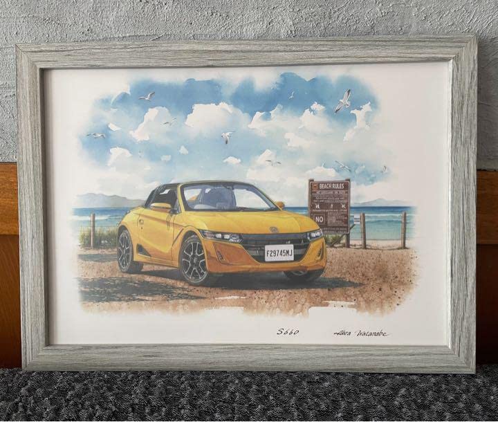 Amazon.co.jp: ホンダ HONDA S660 インテリア アート プリント