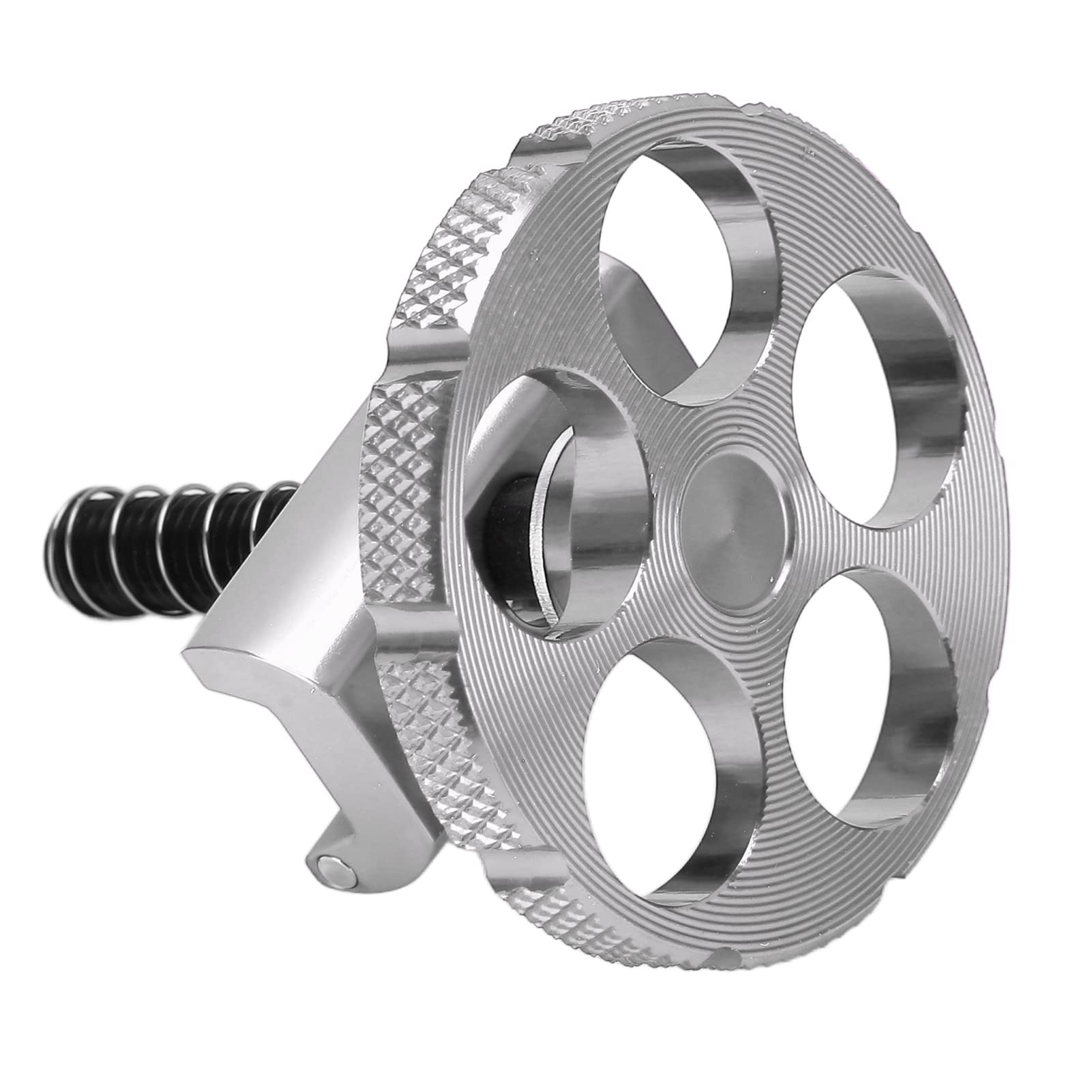 Aluminum Hingle Clamp C Buckle, CNC Folding Bicycle C Buckle Integrated Molding High Strength Tightly Fit for Folding Bikes for Frame Folding for Riser Folding(Silver)