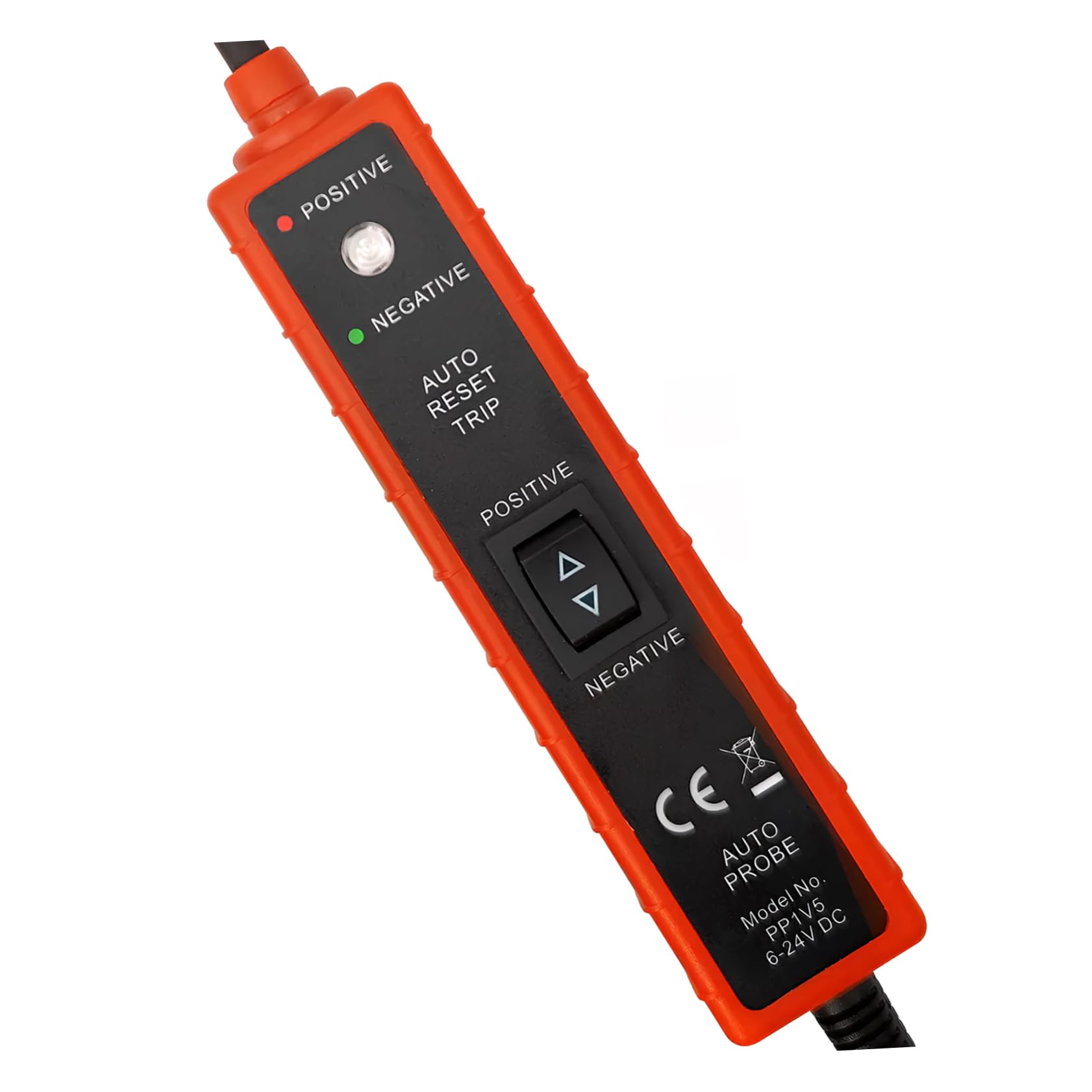TOPBATHY Probador de Circuitos Automotrices Dc 6-24v, Identifica Cortocircuitos y Circuitos Abiertos, para Coche y Camión, Sonda Metálica