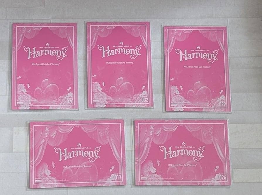 Amazon.co.jp: ミセス ハーモニー 大森元貴 フォトカード 5枚 : おもちゃ