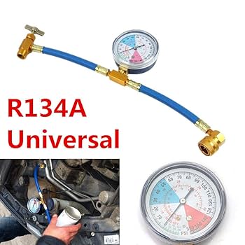 Amazon.co.jp: エアコンガスチャージホース R134A 〜R12/R22