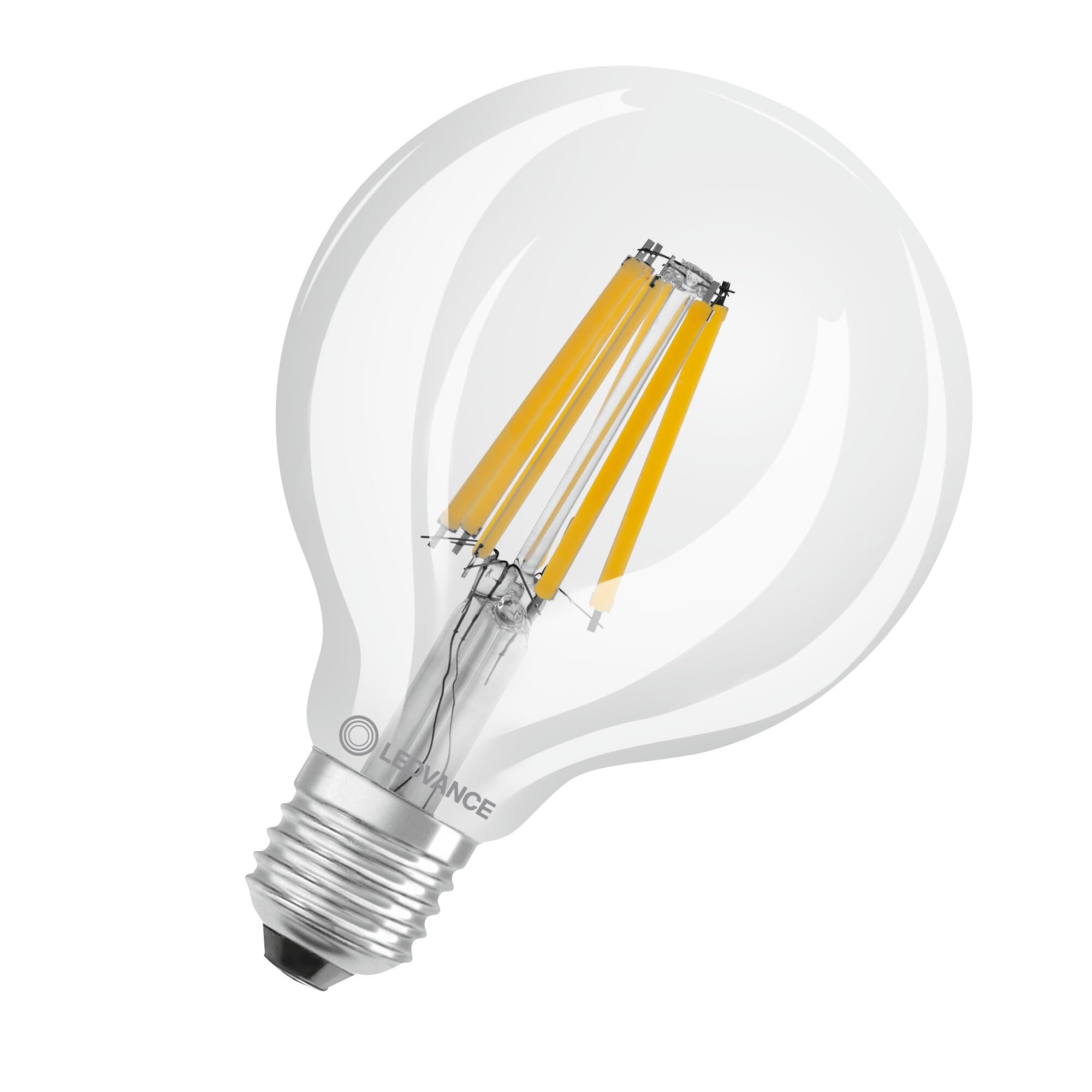 Ledvance Classic LED E27 Globe Filament Lamp Clear 11 W 1521 lm - 940 Cool White | Highest Colour Rendering - Dimmable - Replacement for 100 W