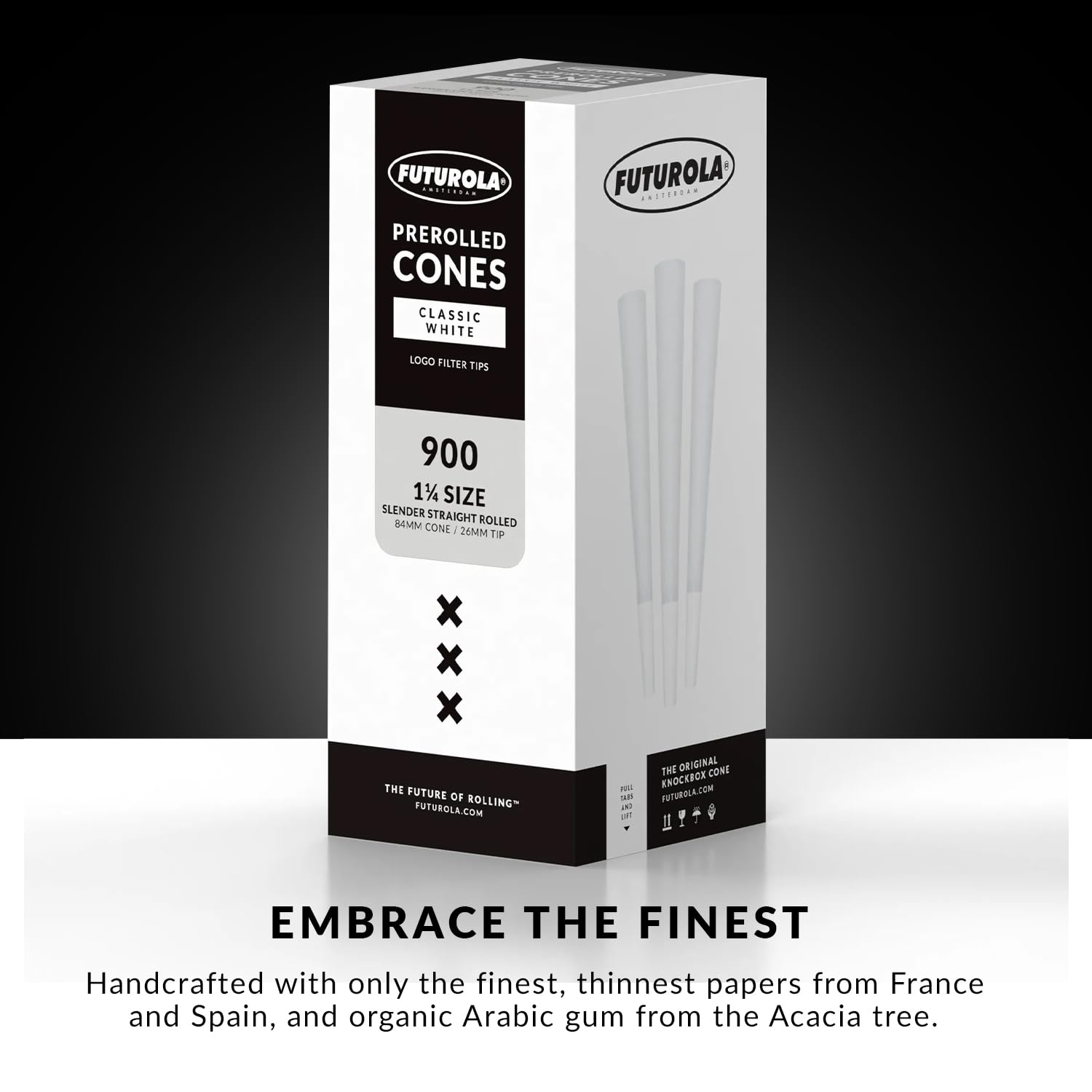 Amazon.com: Futurola Standard 1¼ Straight Pre-Rolled Cones with