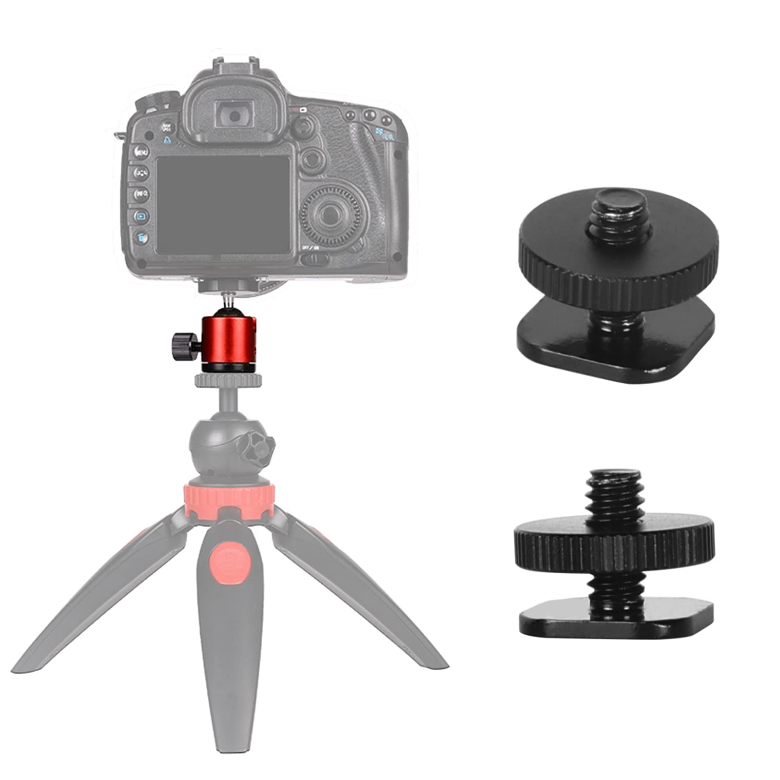 Adattatore A Testa Sferica Da 1/4'' A 17 Mm In Alluminio – Per Fotocamera, Telefono, Treppiede Auto E Supporti Da Scrivania, 5 Tipi Disponibili