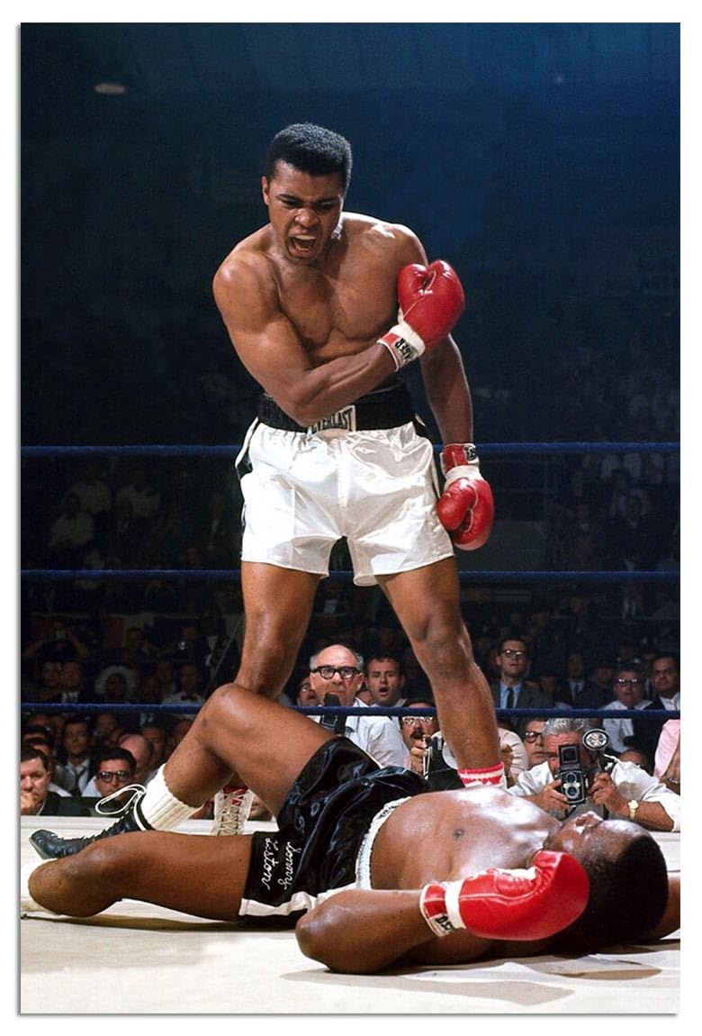 Amazon.co.jp: ボクシングマッチポスター Ali vs Liston